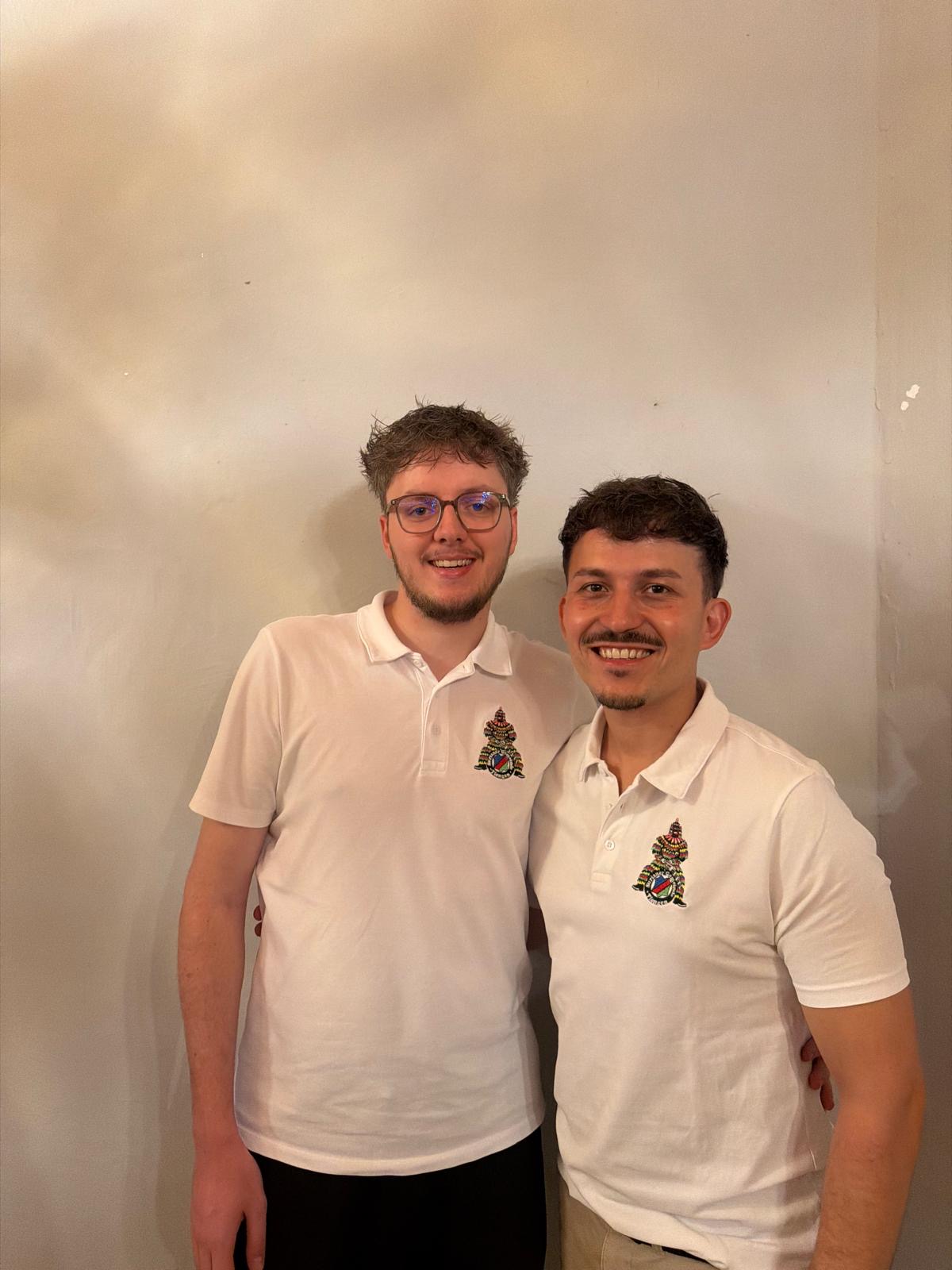 Aspirant Kevin Schelkunov mit Surianer Göttingen Maximilian Wagner