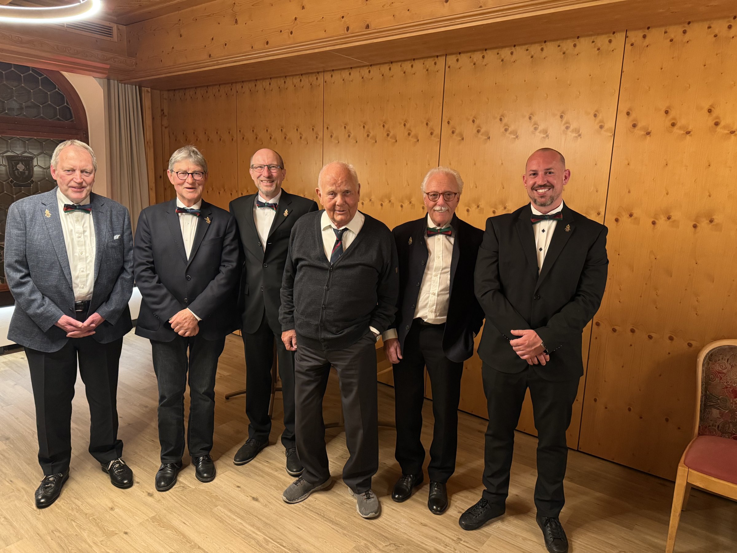 Ehrung 2025 Matthias Harnau Otto Hahn Bernd Matt Gerhard Öschger Klaus Hug